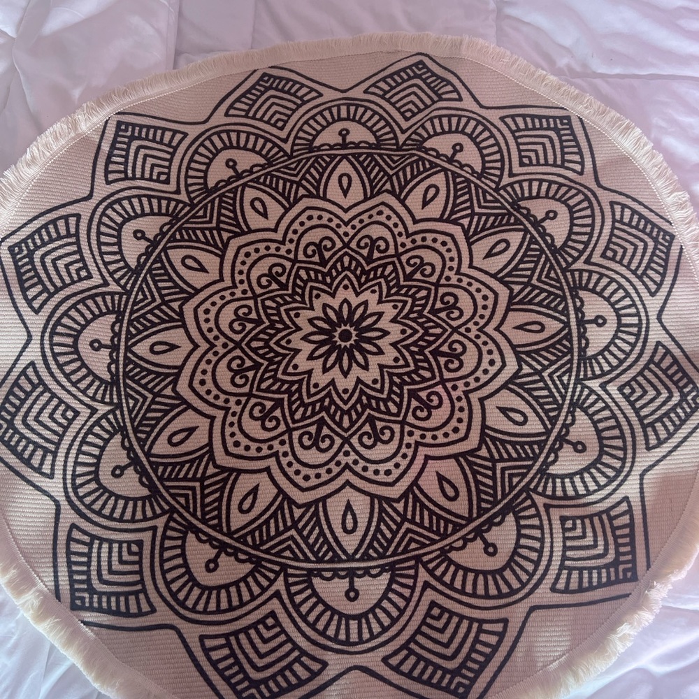 Boho wall rug 36”